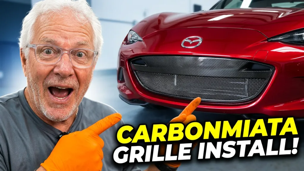 Changer sa calandre par une Carbonmiata de MX5 ND : Attention au capot actif !
