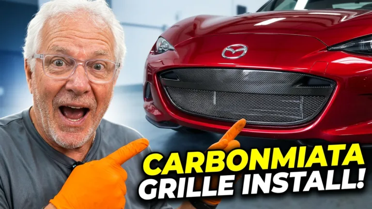 Changer sa calandre par une Carbonmiata de MX5 ND : Attention au capot actif !