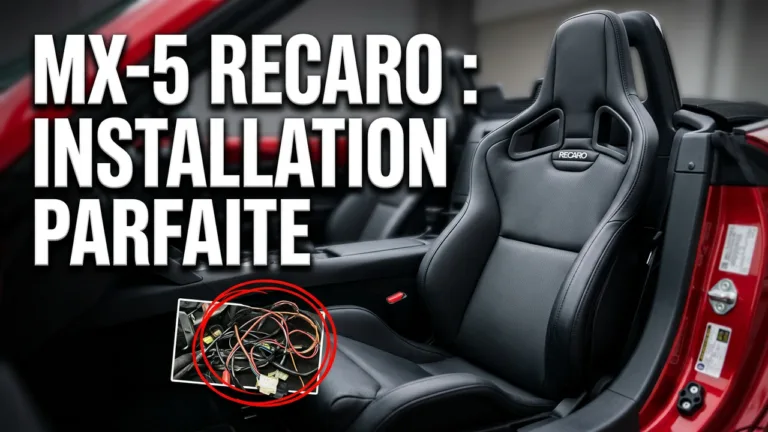 Sièges Recaro la meilleure amélioration pour ma MX-5