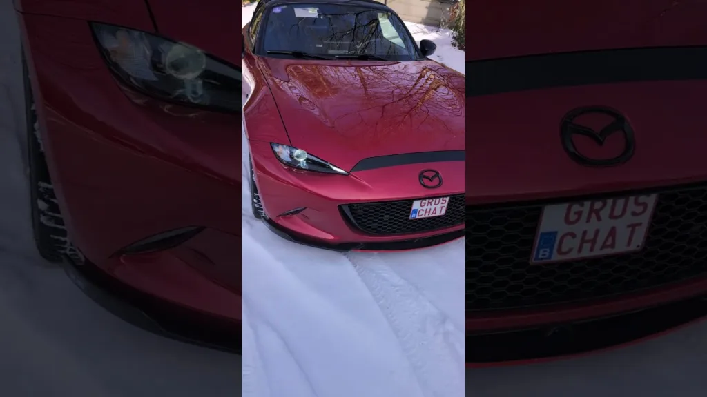 Nettoyer ma MX-5 après une aventure hivernale, ça vaut le coup #carcleaning #satisfying #detail