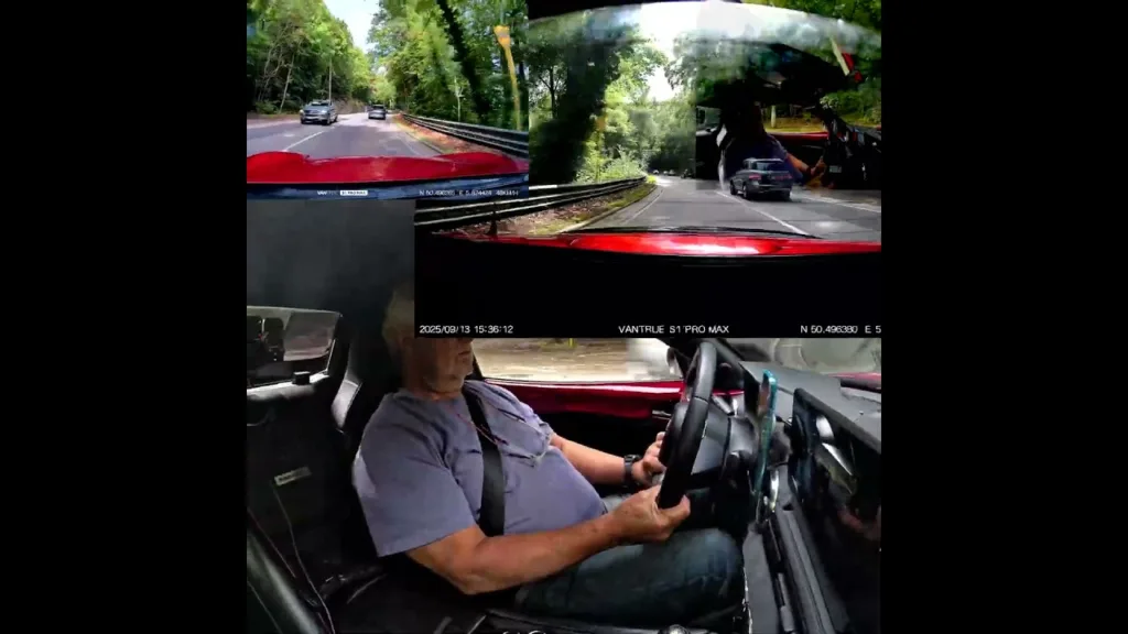 Ce que chaque caméra a capturé sur le circuit #insta360 #vantrue #comparison