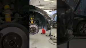 placement des amortisseurs Bilstein + géométrie sur la mimix de madame, chez Performance Studio 👍