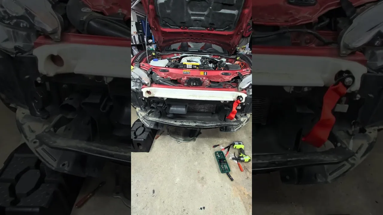 Ce qui se cache sous le pare-chocs de ma Mazda #mecanique #miata #restauration