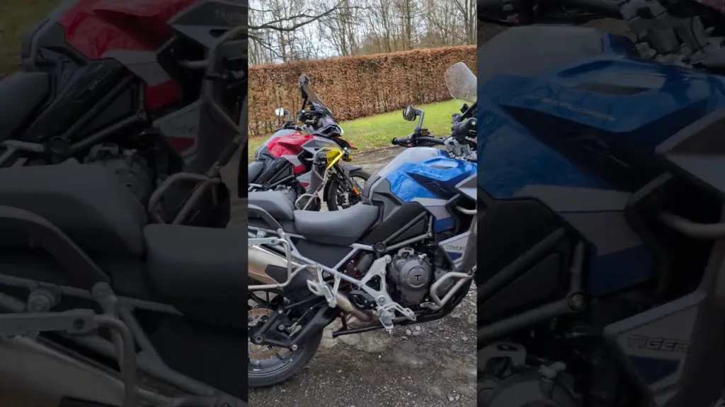 Deux machines de raid alignées et prêtes #motorcycle #adventure #bikelife