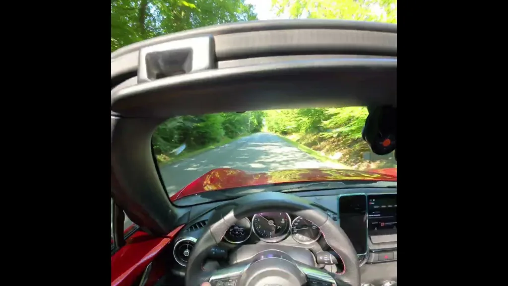 Au volant d'une MX5 ND 2.0L 160cv #mx5 #miata #insta360 #go3s, #insta360go3s