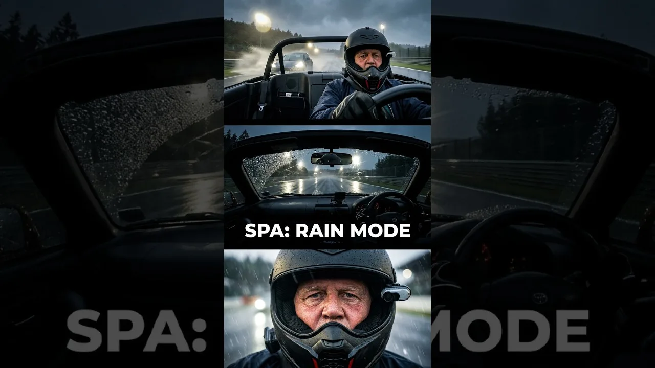 et voilà le 4e tour sous la pluie à spa-francorchamps. c'était génial!