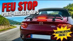 Mazda MX-5 : Brancher le feu stop d'un porte-bagages sans dénuder les fils !