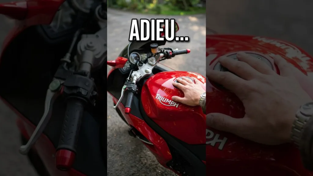Adieu ma belle : la dernière fois avec ma Triumph 😢