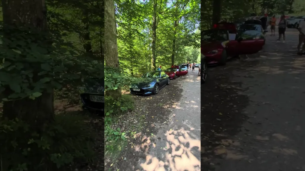 MX5 Road trip Château Fort de Fleckenstein Alsace #summer