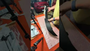 L'aileron AutoExe ND-07S en carbone de près... c'est beau 😍 #shorts