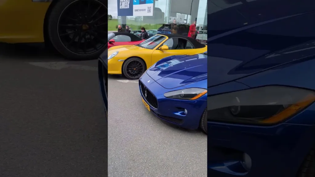 Le meilleur car show improvisé de l'année #carshow #supercar #mercedes