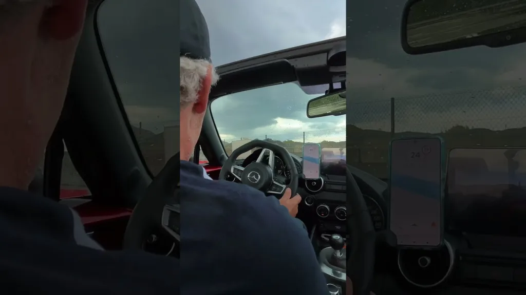 MX5 colle à la route Fin de séance , Maitrise du volant moniteur avec la MX5 160cv #miata #mx5