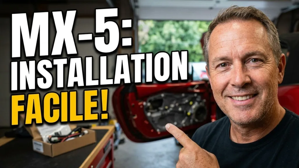 Kit lève vitre MX-5 | Tellement facile que vous ne le croirez pas 😀