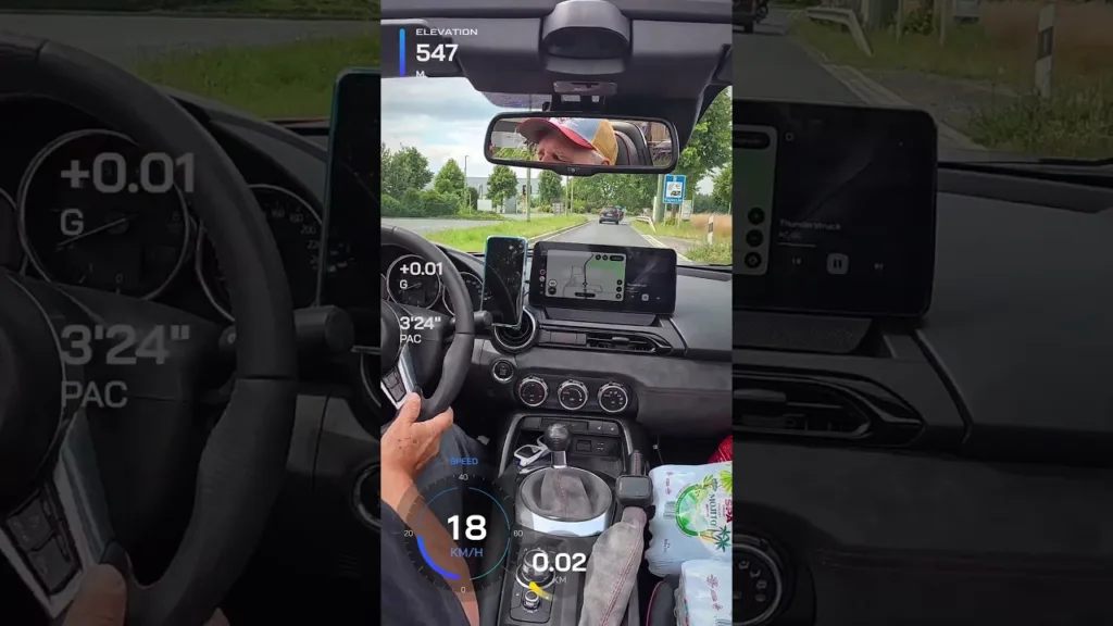Temps de démarrage android auto avec Écran tactile 10.25" MX-5 ND #miata #mx5 #androidauto #carplay