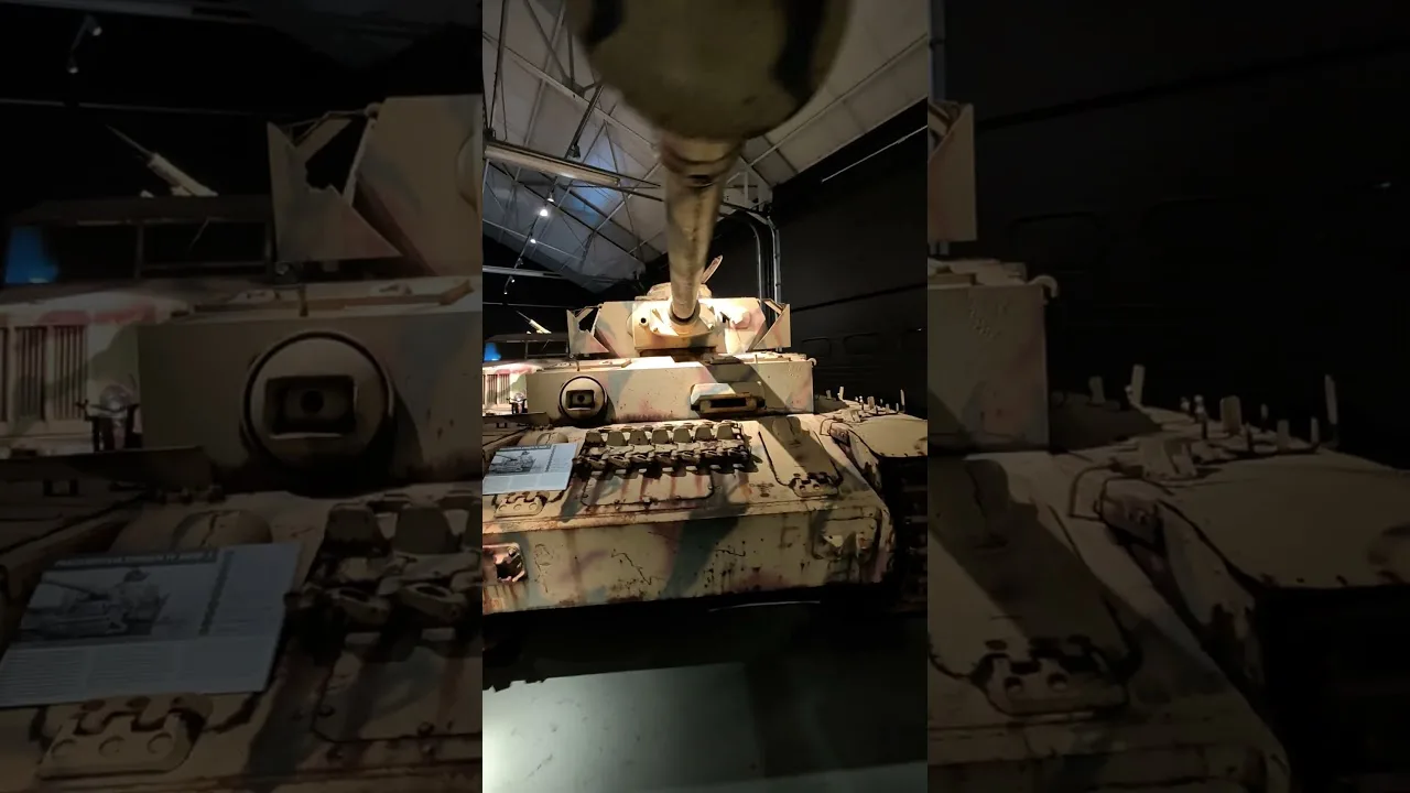 Tête-à-tête avec le panzer 4 ausf G aux Bastogne Barracks #ww2 #panzer #shorts