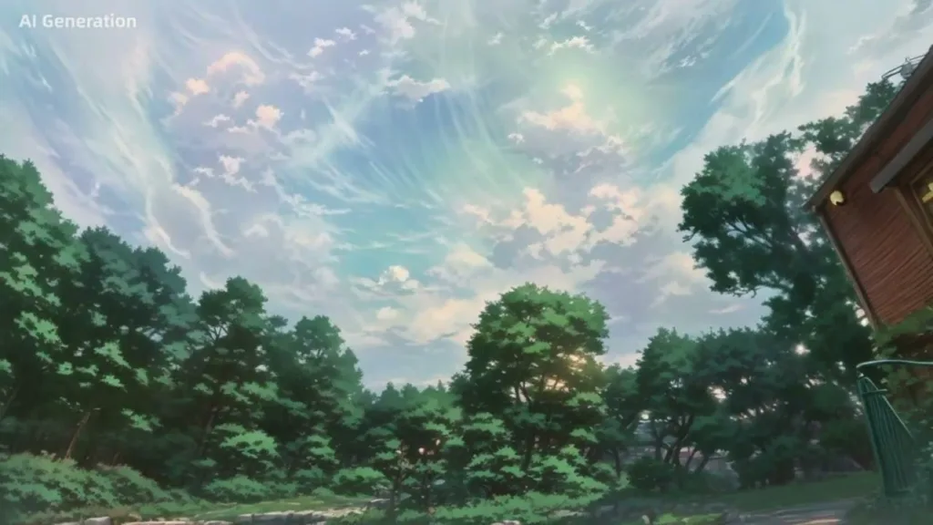 La météo été 2024 / jusqu'ici tout va bien ... #nuages #ai #timelapse