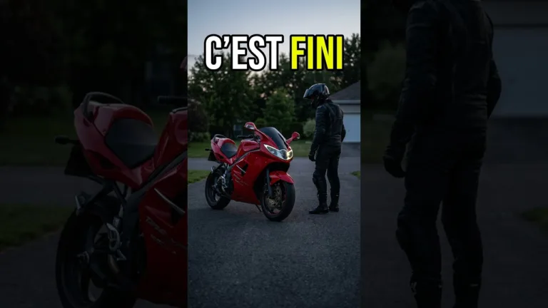 C'est fini ! Adieu ma belle : la séparation déchirante avec ma Triumph 😭