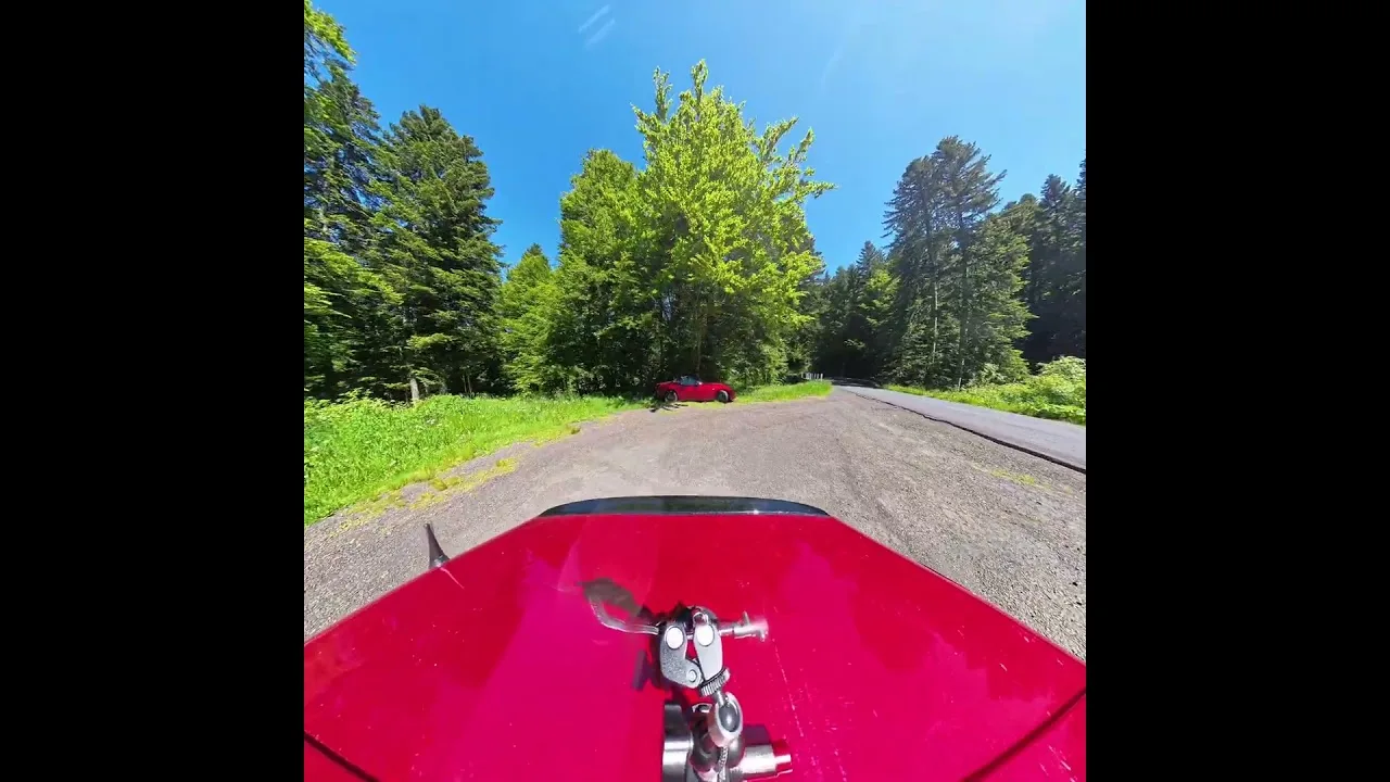 Rencontre surprise d'une MX 5 ND en Auvergne #remus #mx5 #miata #insta360x4