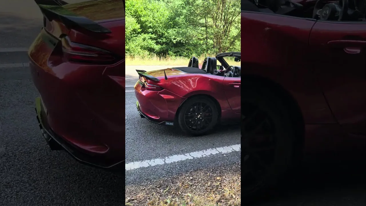 Arrivée en Alsace avec ma MX5 😎 #mx5 #alsace #shorts