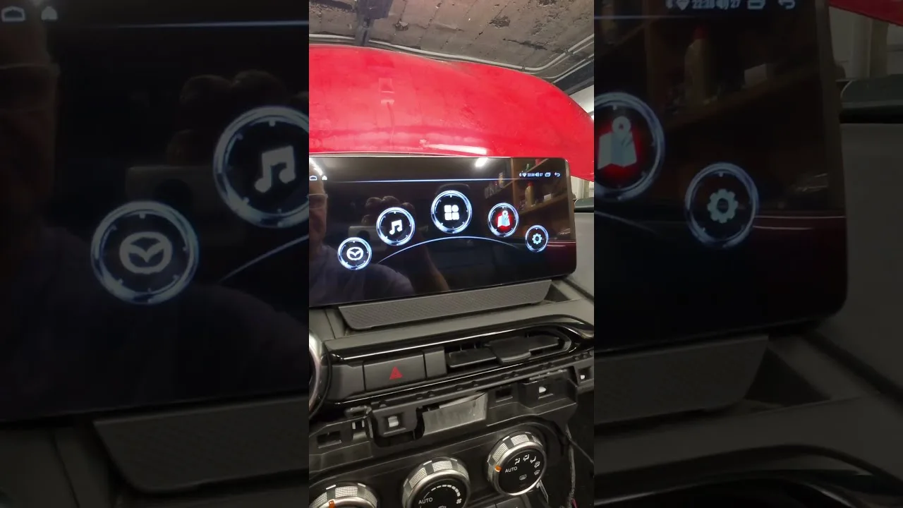 DEMO Vidéo Écran tactile 10.25" pour Mazda MX-5 ND Part 1 #miata #mx5 #androidauto #carplay