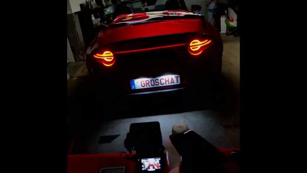 MX-5 ND avec feux LED personnalisés, franchement magnifique 😍#miata #jdm