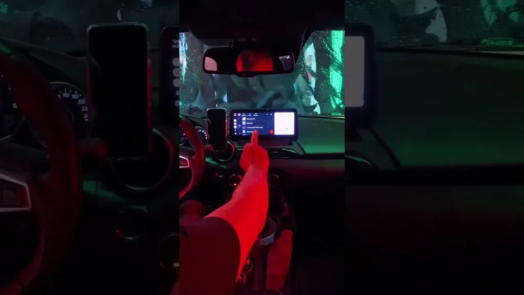 Car Wash Test Écran tactile 10.25" MX-5 ND avec des JBL 62CF #miata #mx5 #androidauto #carplay