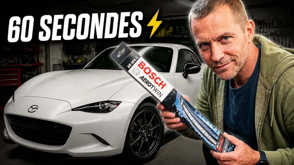 Tu vas halluciner en voyant à quel point c'est facile de changer ses essuie-glaces !