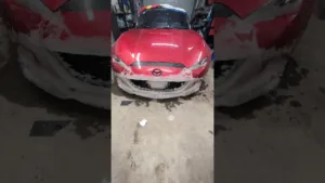 Vous ne croirez pas l'état de ma MX-5 après la neige 🥶 #mazda #choc #voiture