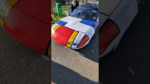 Cette Mazda Miata Mondrian est DINGUE 🤯 #customcar #miata #Mondrian