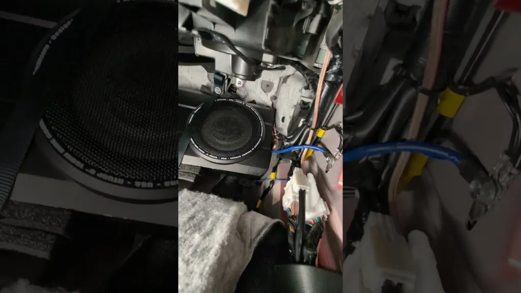 MX5 ND subwoofer J'avais oublié de vous montré installé et fixé #miata #mx5 #androidauto #subwoofer
