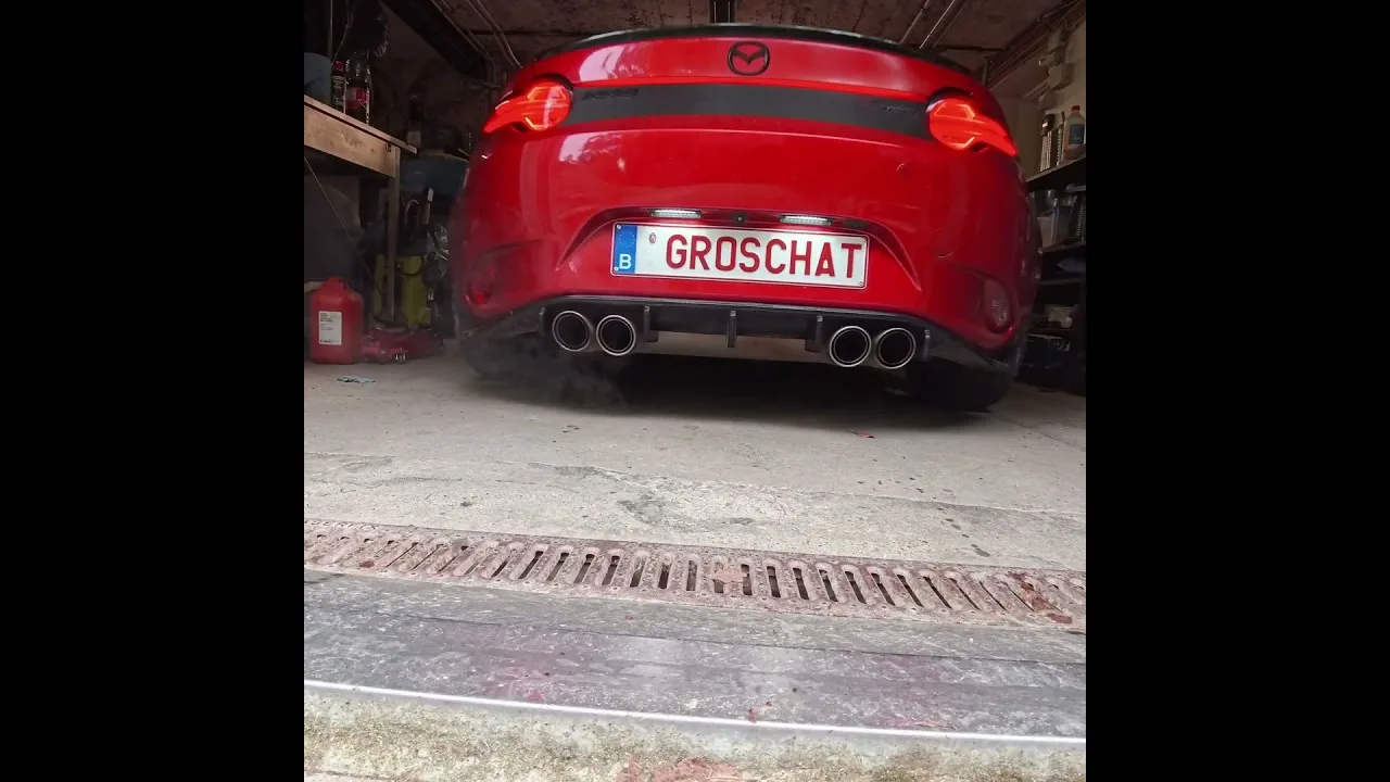 Avant vs Après REMUS exhaust 😍 #mazda #mx5