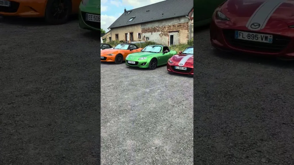 Incroyable concentration de Mazda MX-5 🏎️ #mx5 #miata #passionauto