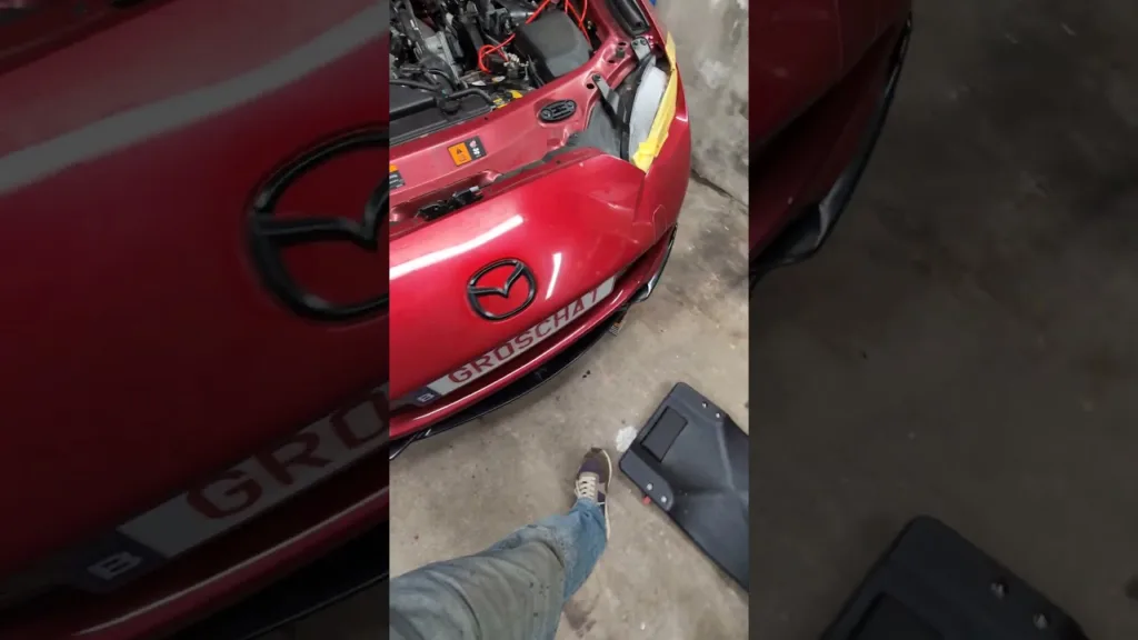 Le boulot va commencer pour démonter le parechoc de ma MX-5 ND #miata #mx5 #spsmotorsport