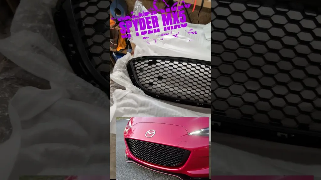 Reçu la Calandre Spyder pour MX 5 ND une merveille #miata #mx5 #carbonmiata