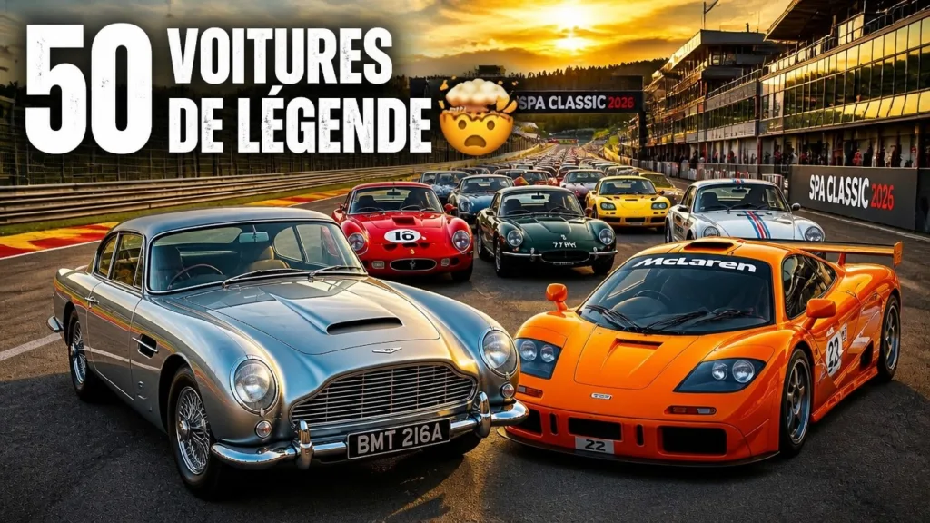 Vous ne devinerez jamais quel modèle ultra rare se cache au Spa Classic 2026 !